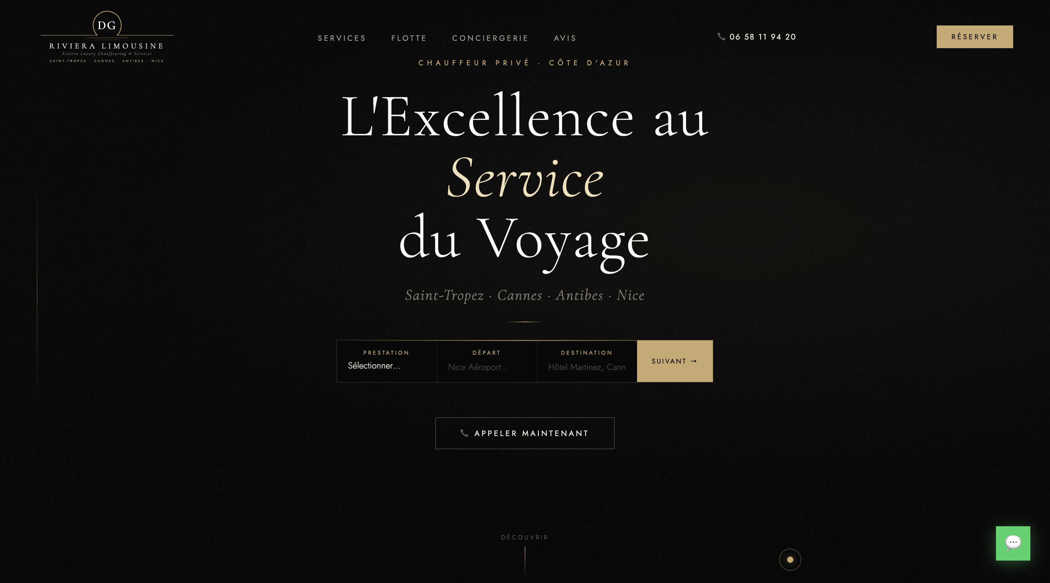 Capture d'écran - DG Riviera Limousine